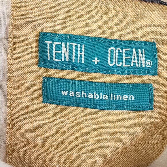 Tenth Ocean White Washable Linen Cotton Blend Shirt - Picture 4 of 6